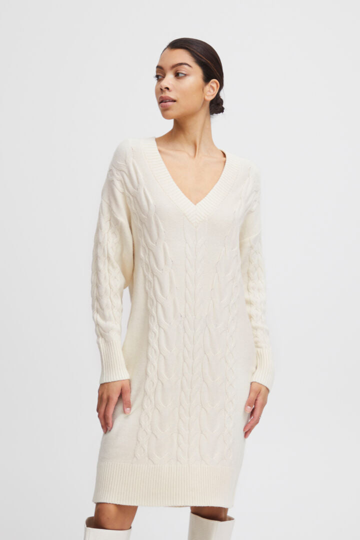 B Young MILO Birch Cable Knit Dress