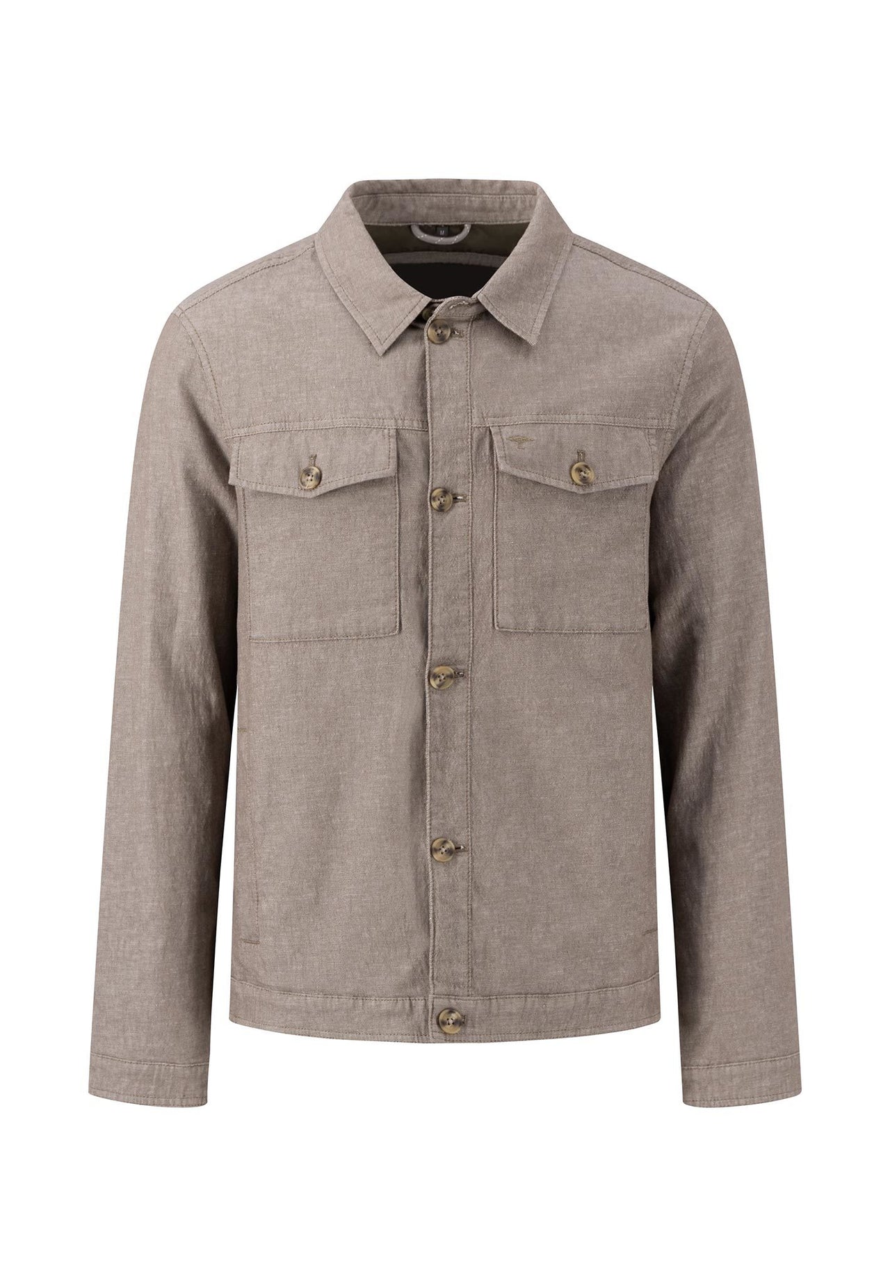 Fynch-Hatton Two Tone Structure Jacket - Dusty Olive