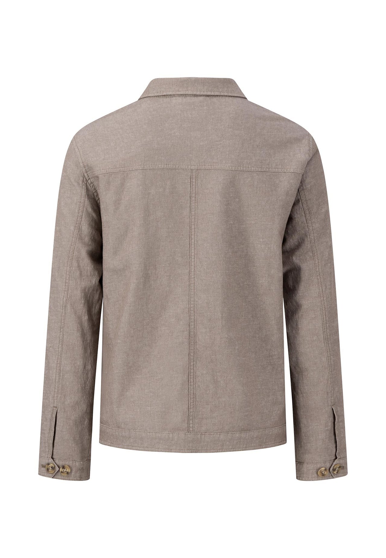 Fynch-Hatton Two Tone Structure Jacket - Dusty Olive