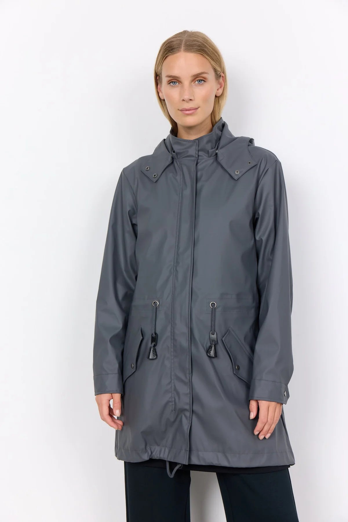 Soya Concept Alexa Iron Grey Raincoat