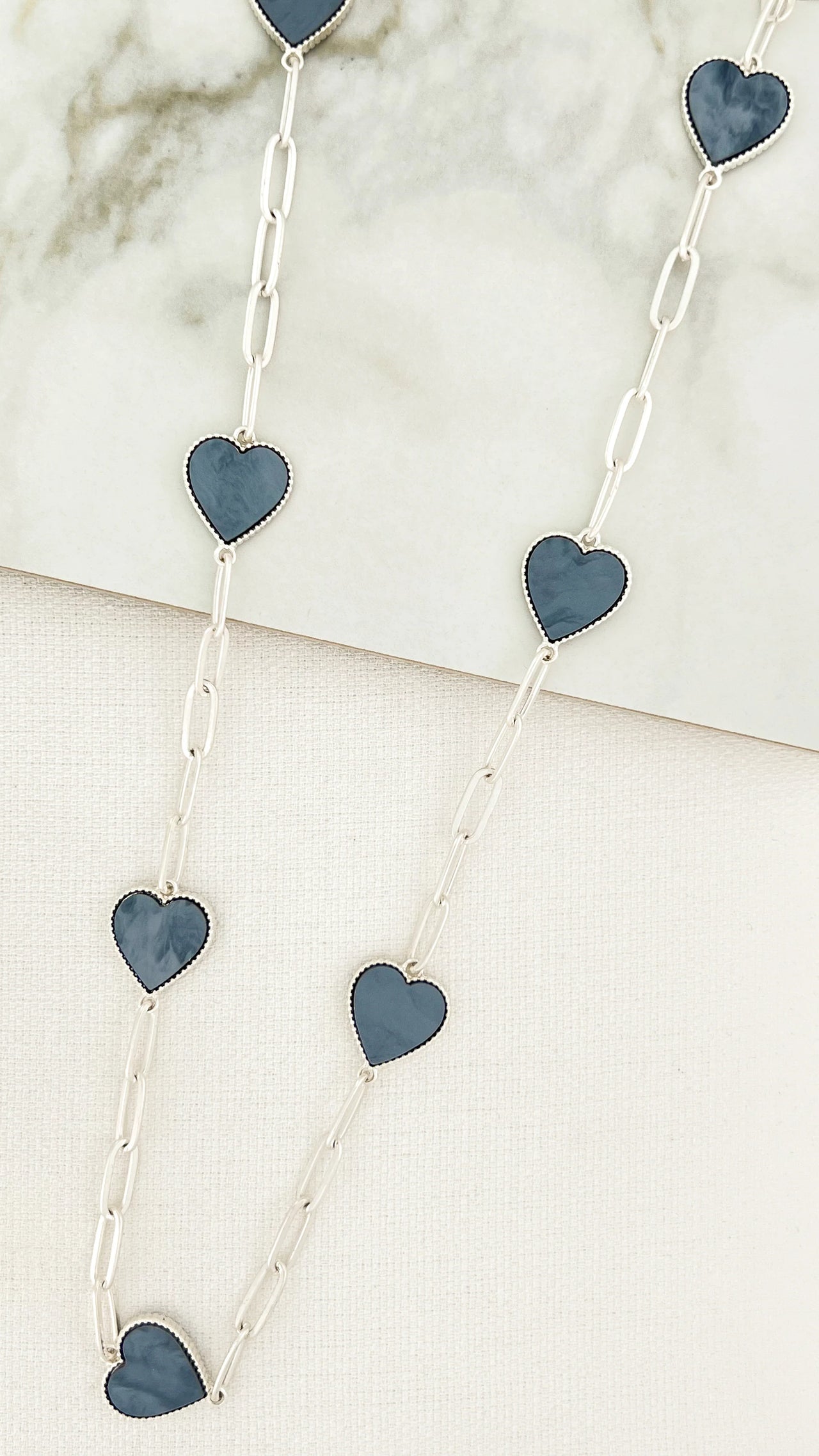 Envy Silver Heart Necklace