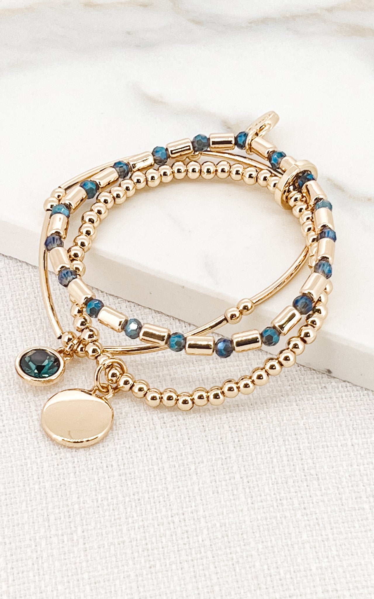 Envy Emerald Layer Bracelet