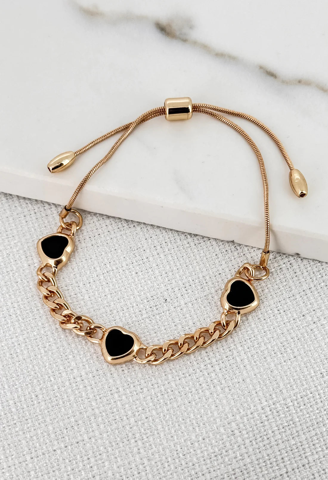 Envy Gold Heart Chain Bracelet