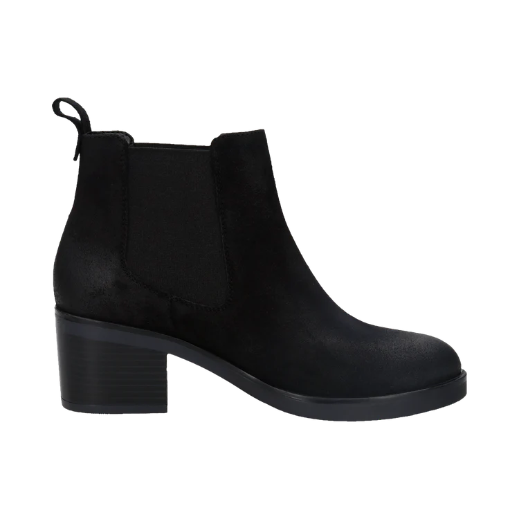 Ladies black suede ankle boots uk online