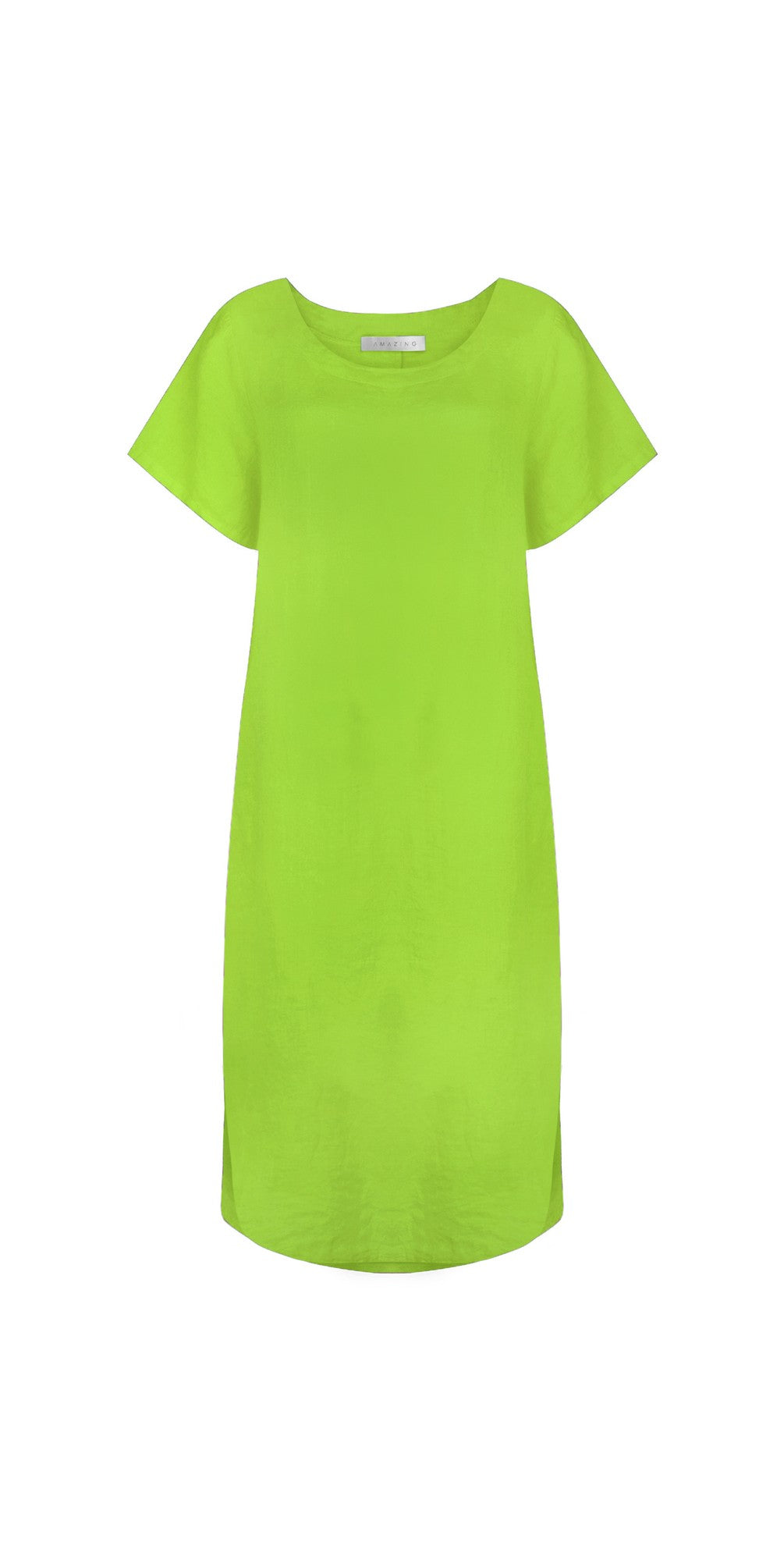 Amazing Woman Janey Linen Lime Mixi Dress