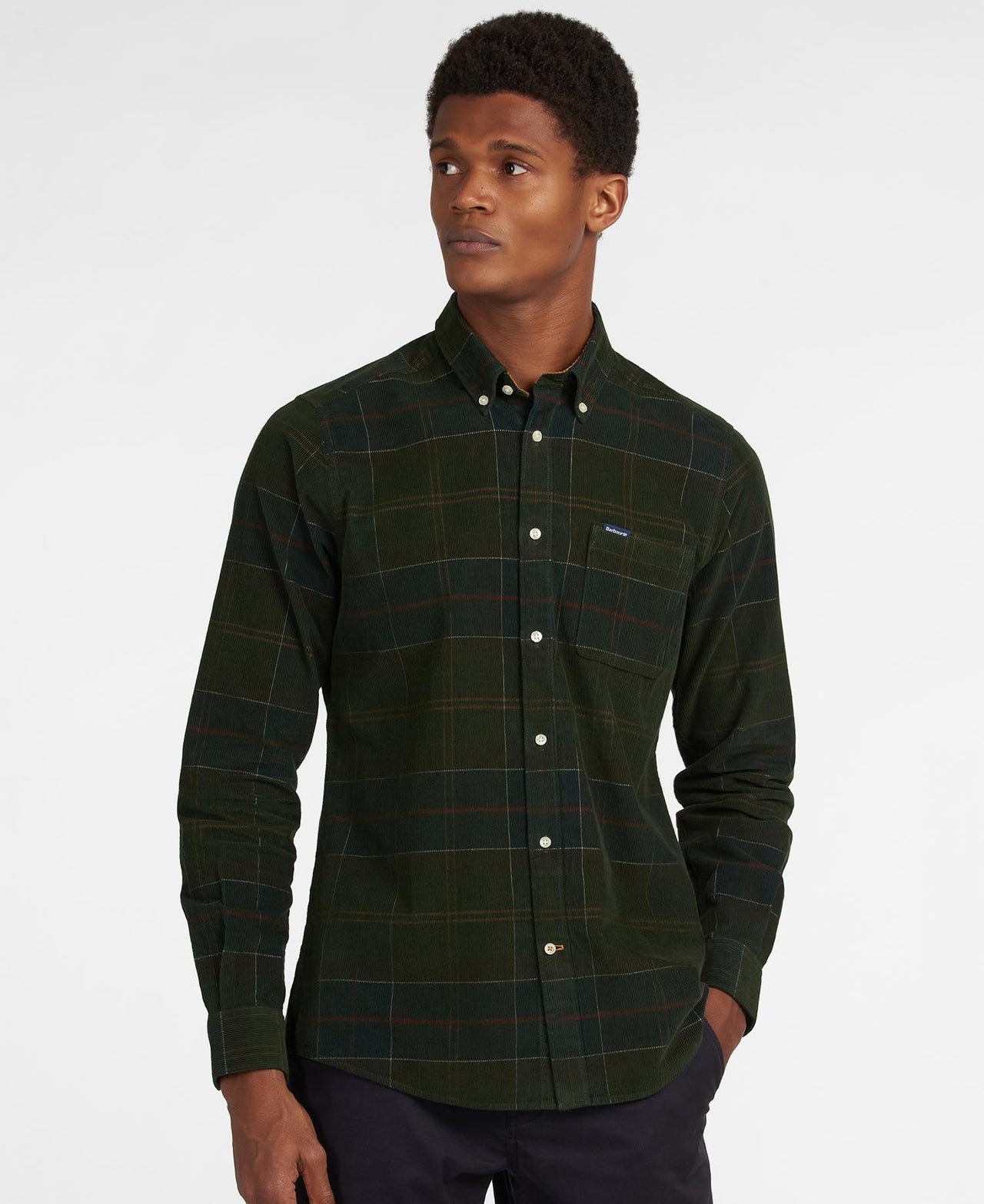Barbour Blair Tailored Tartan Cord Shirt - Classic Tartan