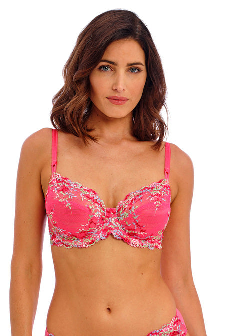 Wacoal Embrace Lace Hot Pink Underwired Bra