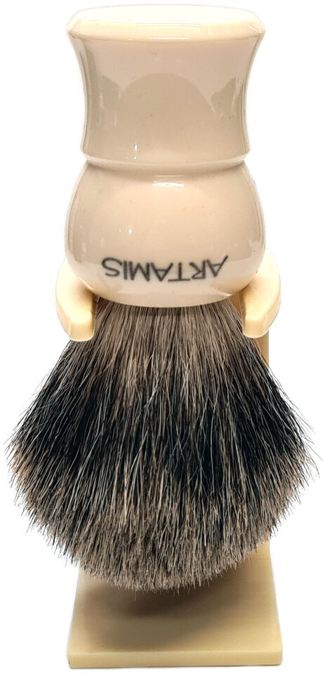 Sarome Pure Badger Shaving Brush With Ivory Coloured Handle