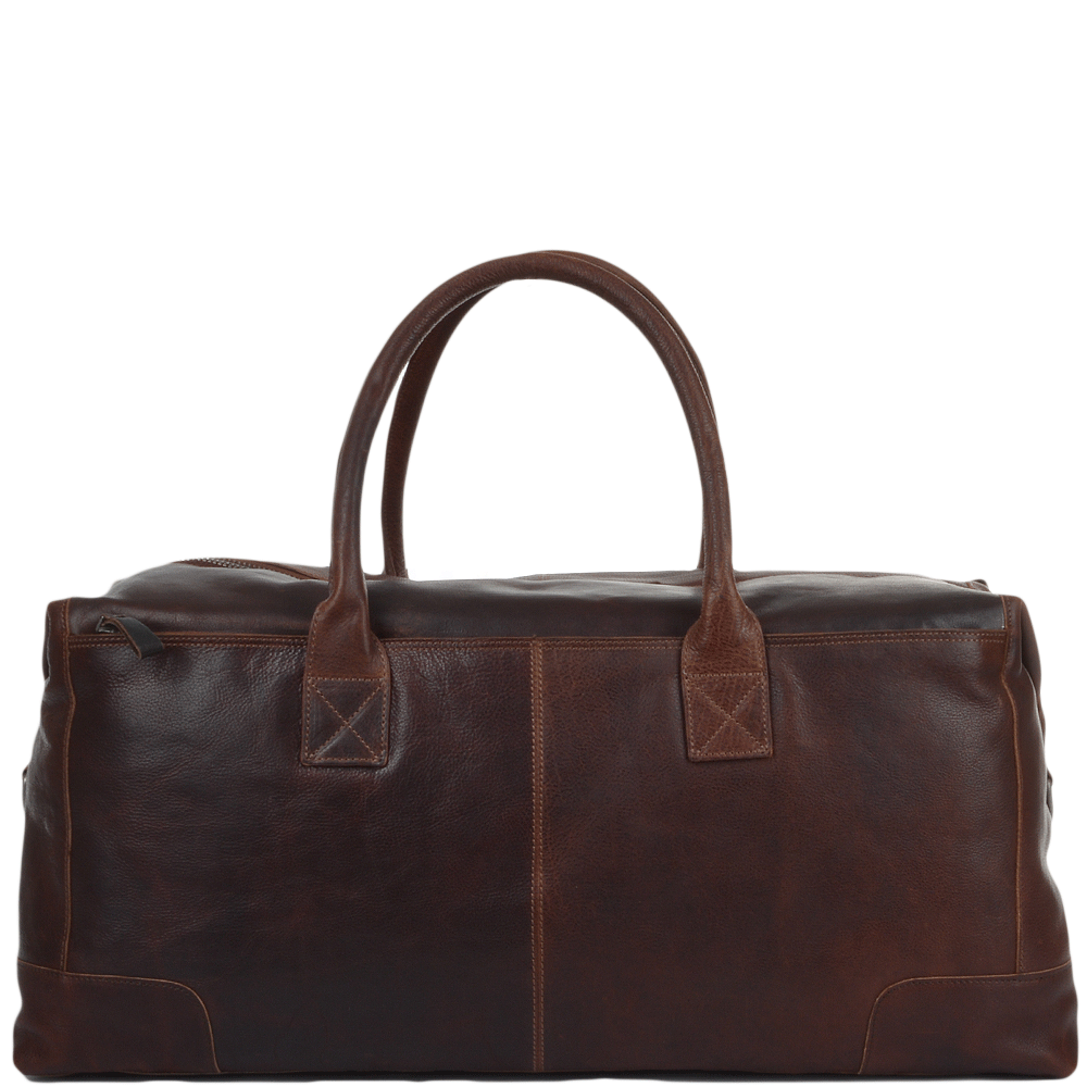 Ashwood X Large Leather Holdall Tan brown