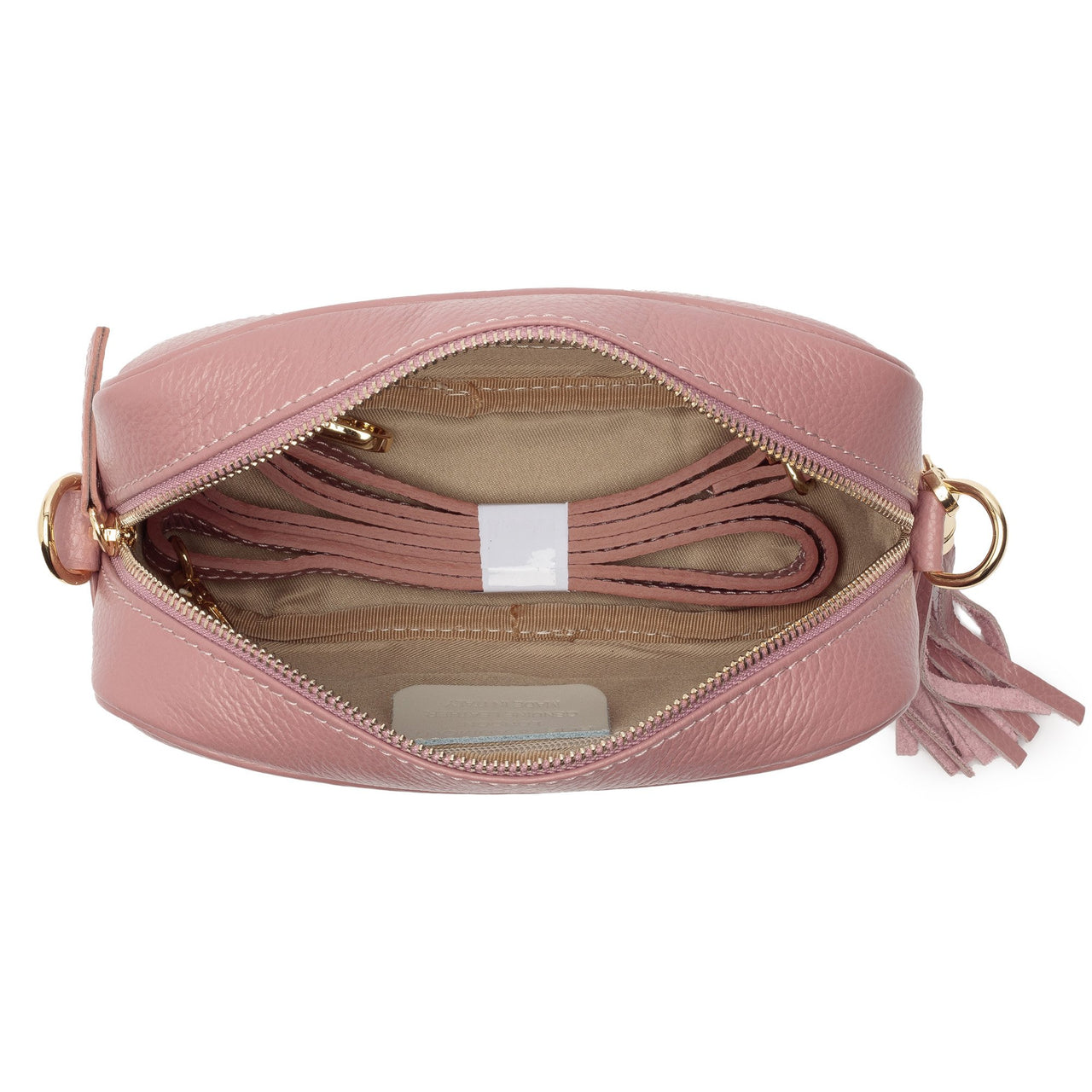 Elie Beaumont Crossbody Handbag - Dusty Rose