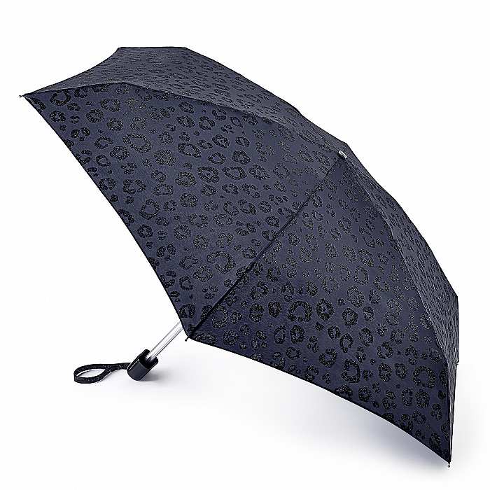 Fulton Shiny Leopard Print Tiny Umbrella