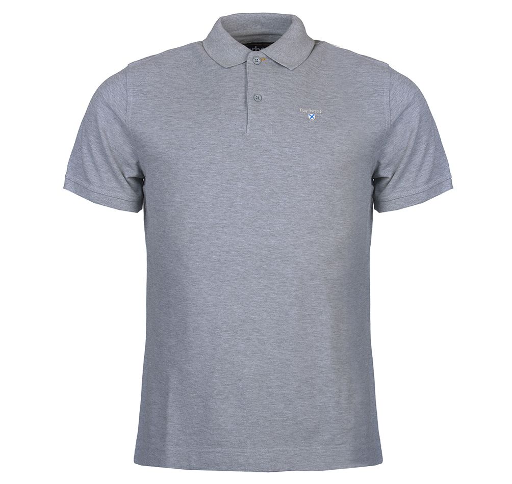 Barbour Sports Polo - Grey Marl