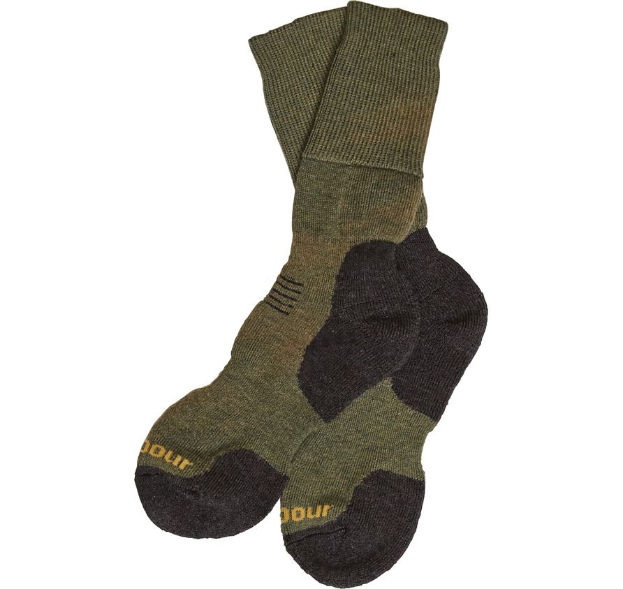 Barbour Cragg Boot Socks - Olive Mix