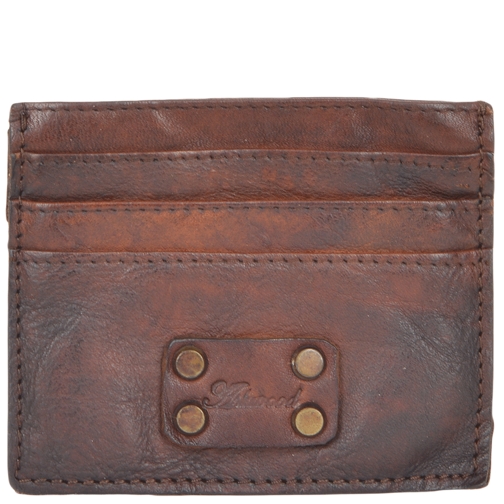 Ashwood Leather 1778 Rust Card Holder
