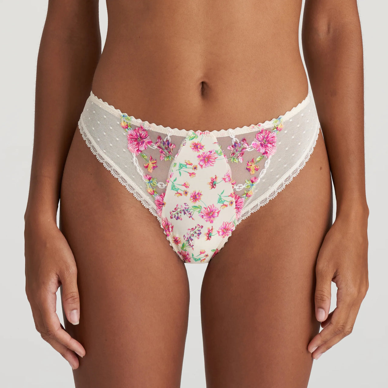 Marie Jo Chen Rio Briefs - Pearled Ivory
