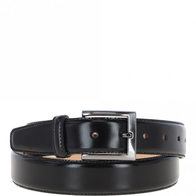 Ashwood Leather Men's Black '102' Leather Belt