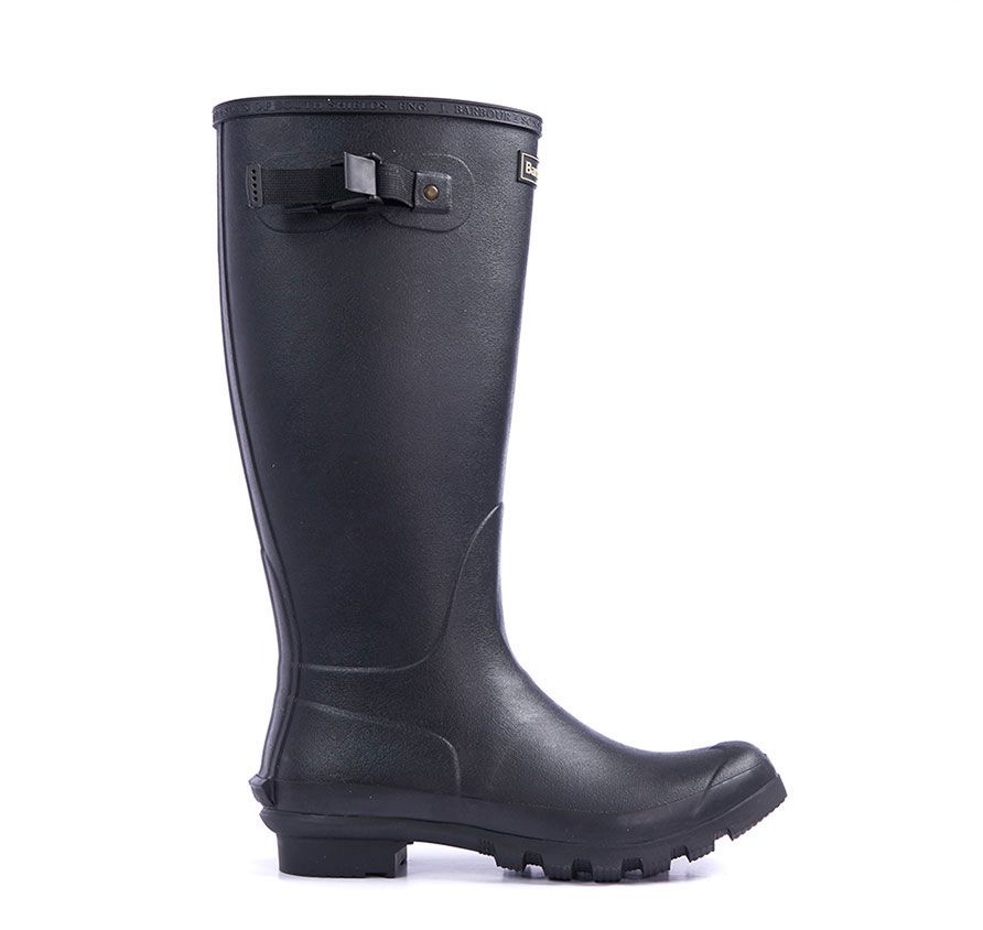 Black online barbour wellies
