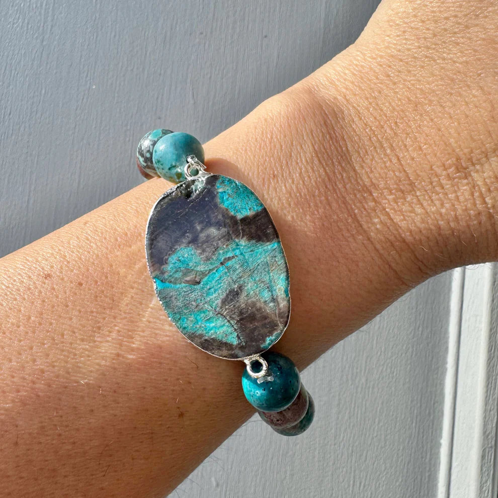 Wild Spirit Teal 'Roka' Bracelet