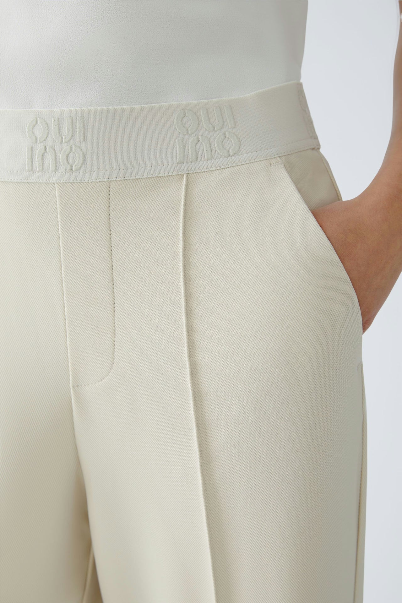 Oui Trousers - Off White