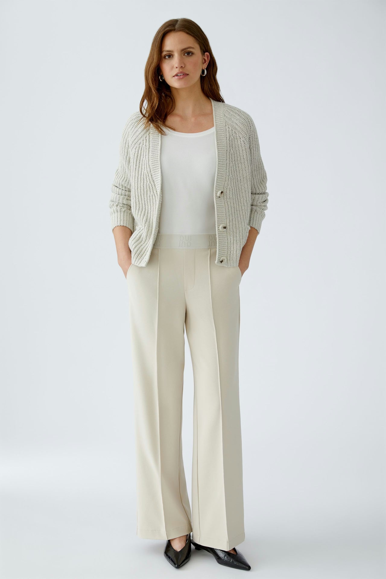Oui Trousers - Off White