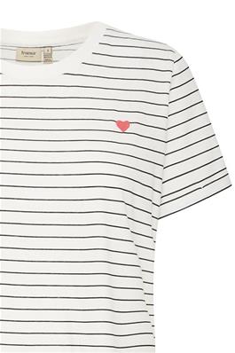 Fransa Amora Tee - White
