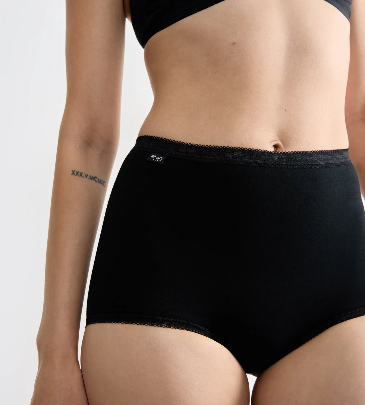Sloggi Basic Maxi Black Briefs