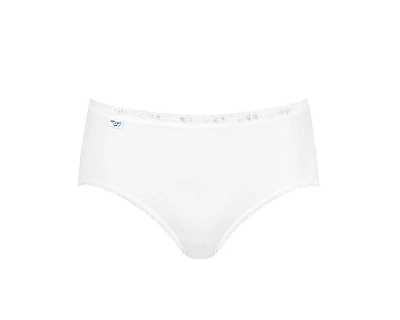 Sloggi Basic Midi White Briefs