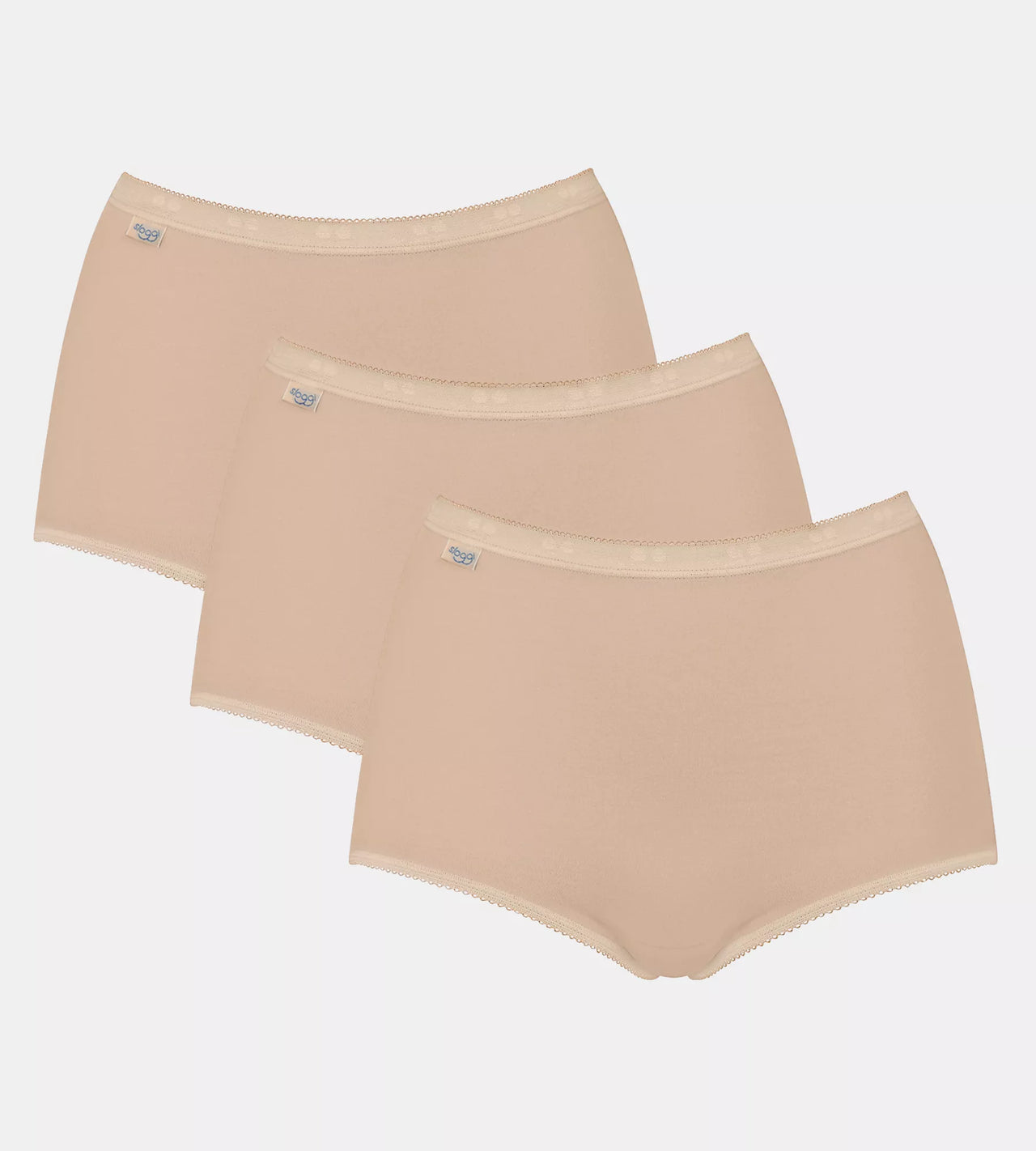 Sloggi Basic Maxi Natural Briefs 3 Pack