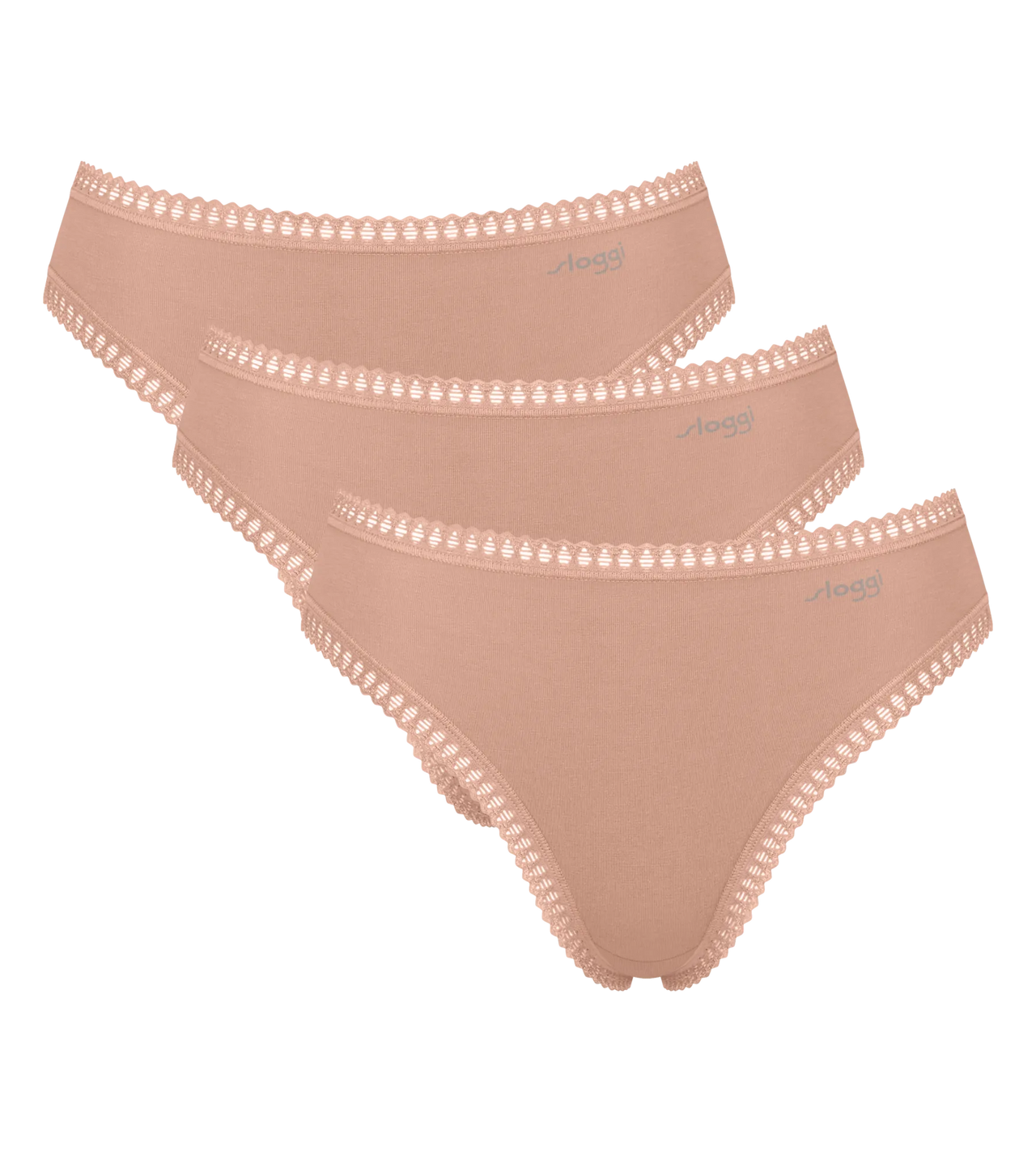 Sloggi Go Crush High Leg Weekend 3-Pack High Leg Briefs