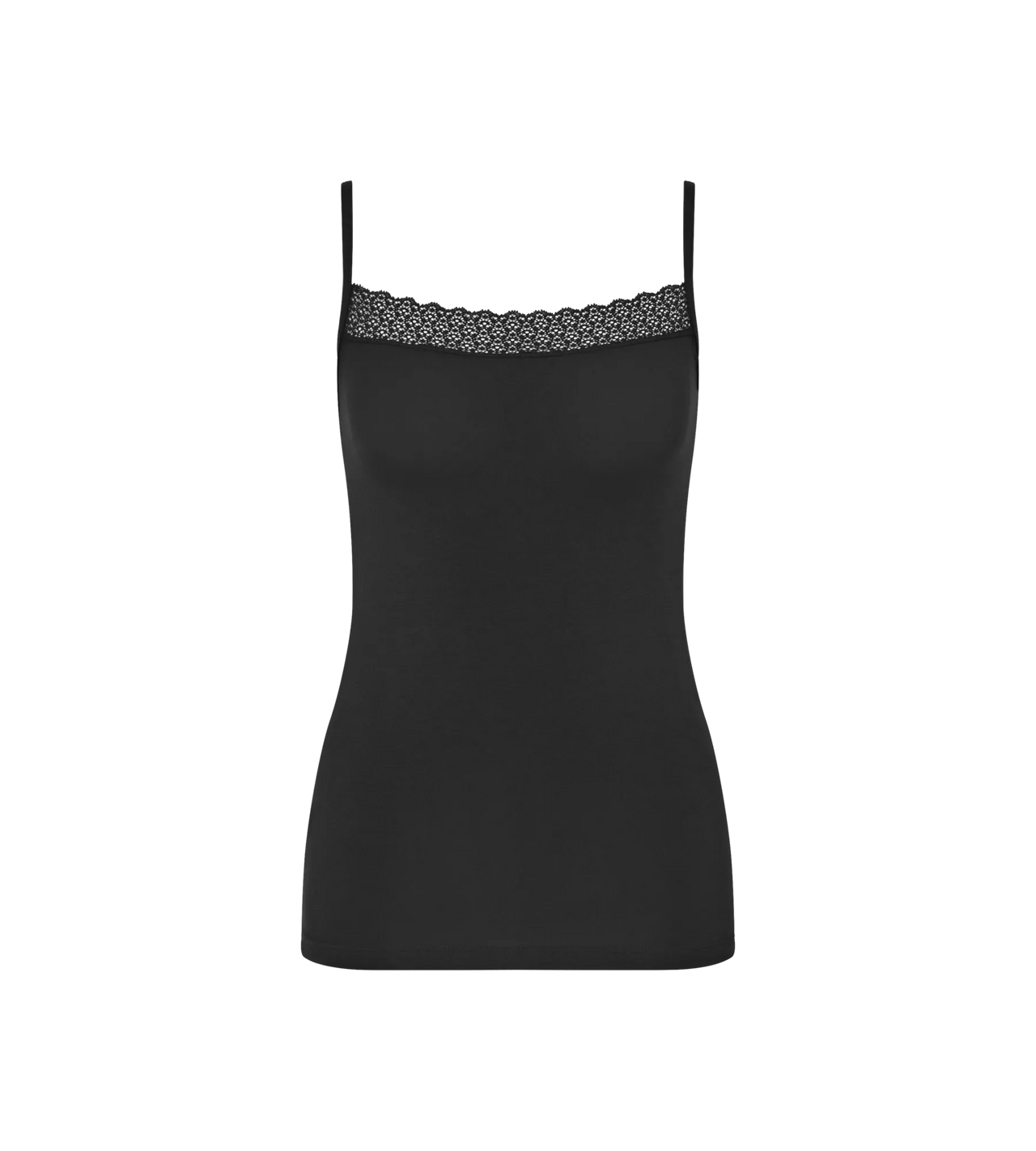 Triumph Feel Of Modal Spaghetti Top Black