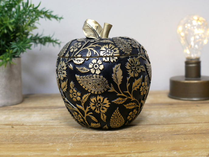 Dutch Imports Gold & Black Apple Box