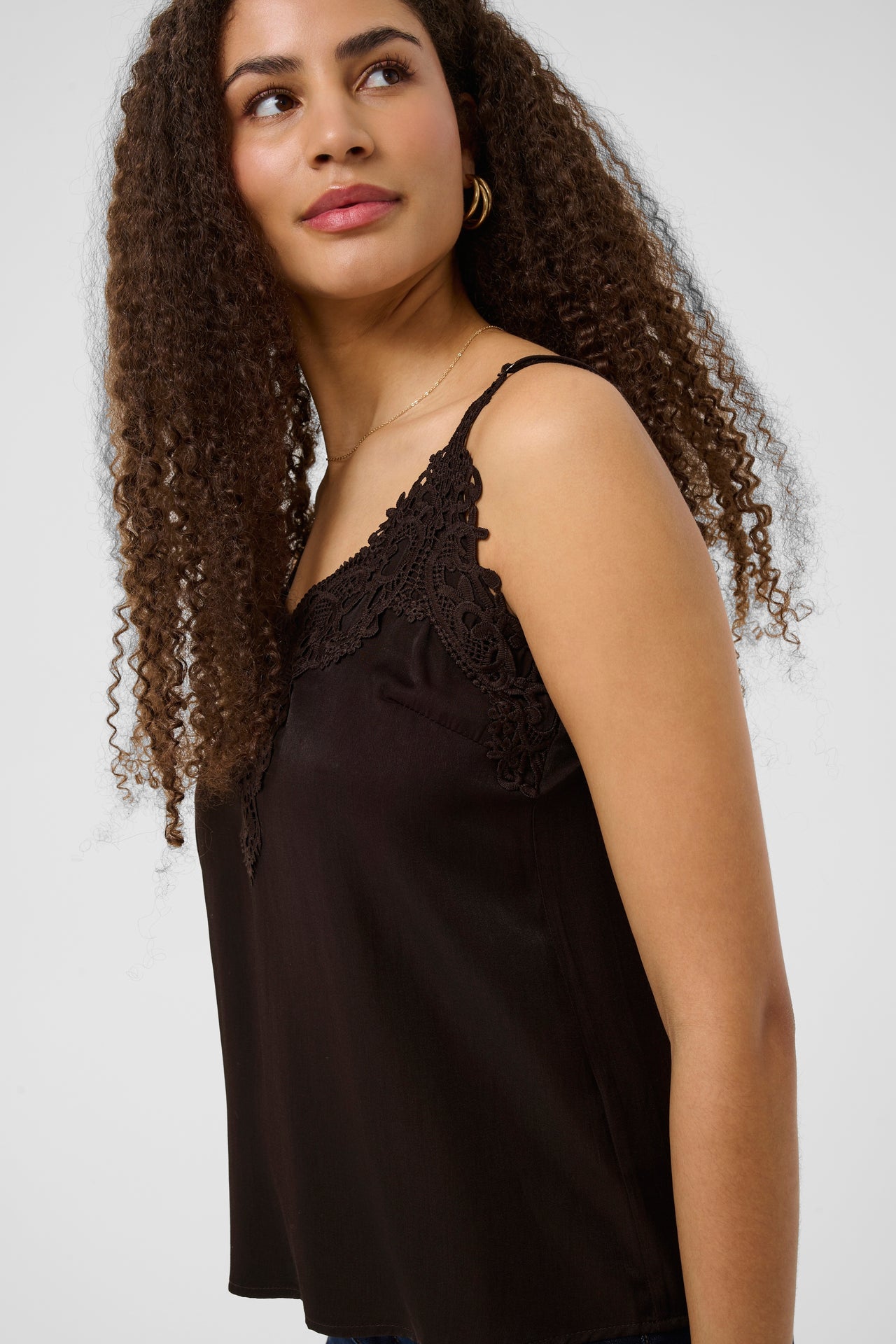 Cream ANNA Tank Top - Java