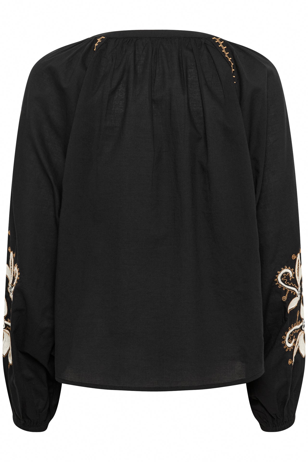 Cream JESSICA Blouse - Pitch Black