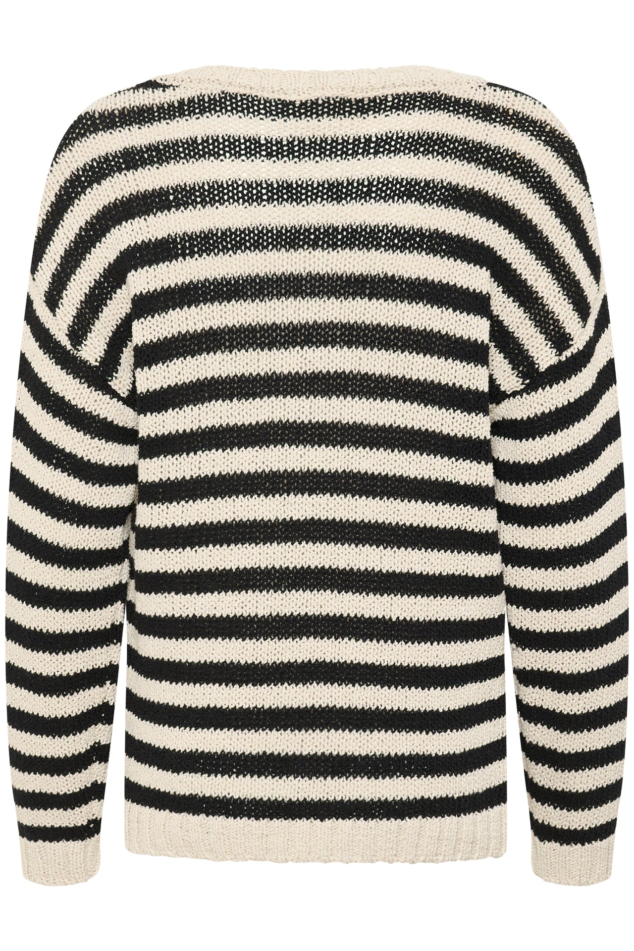 Cream GIVEME Stripe Jumper - Ancient Stroll/Black Stripe