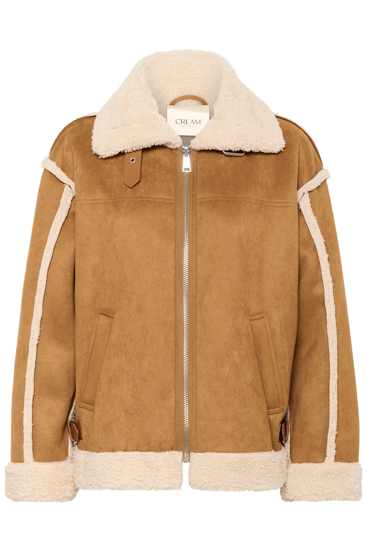 Cream UMA Jacket - Tobacco Brown