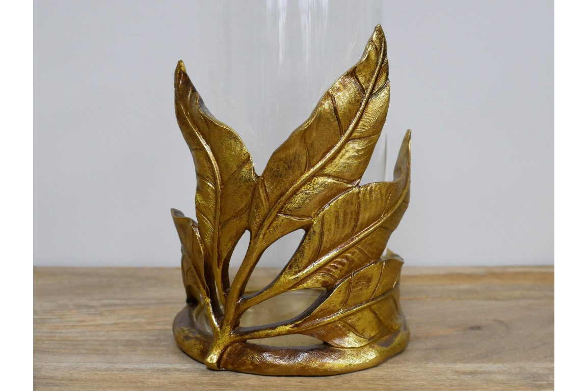Dutch Imports Leaf Candle Holder