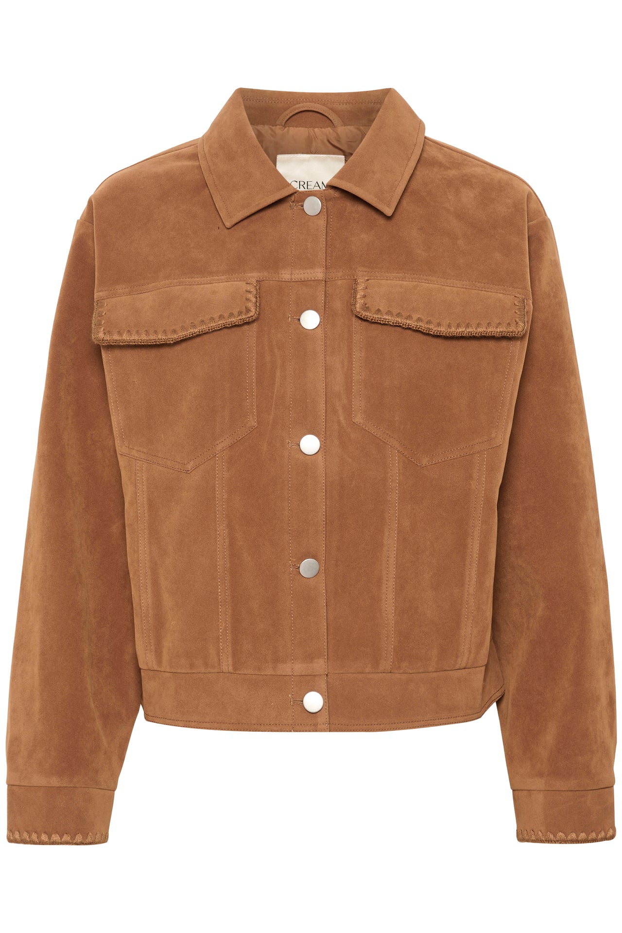 Cream SAVE Jacket - Tobacco Brown