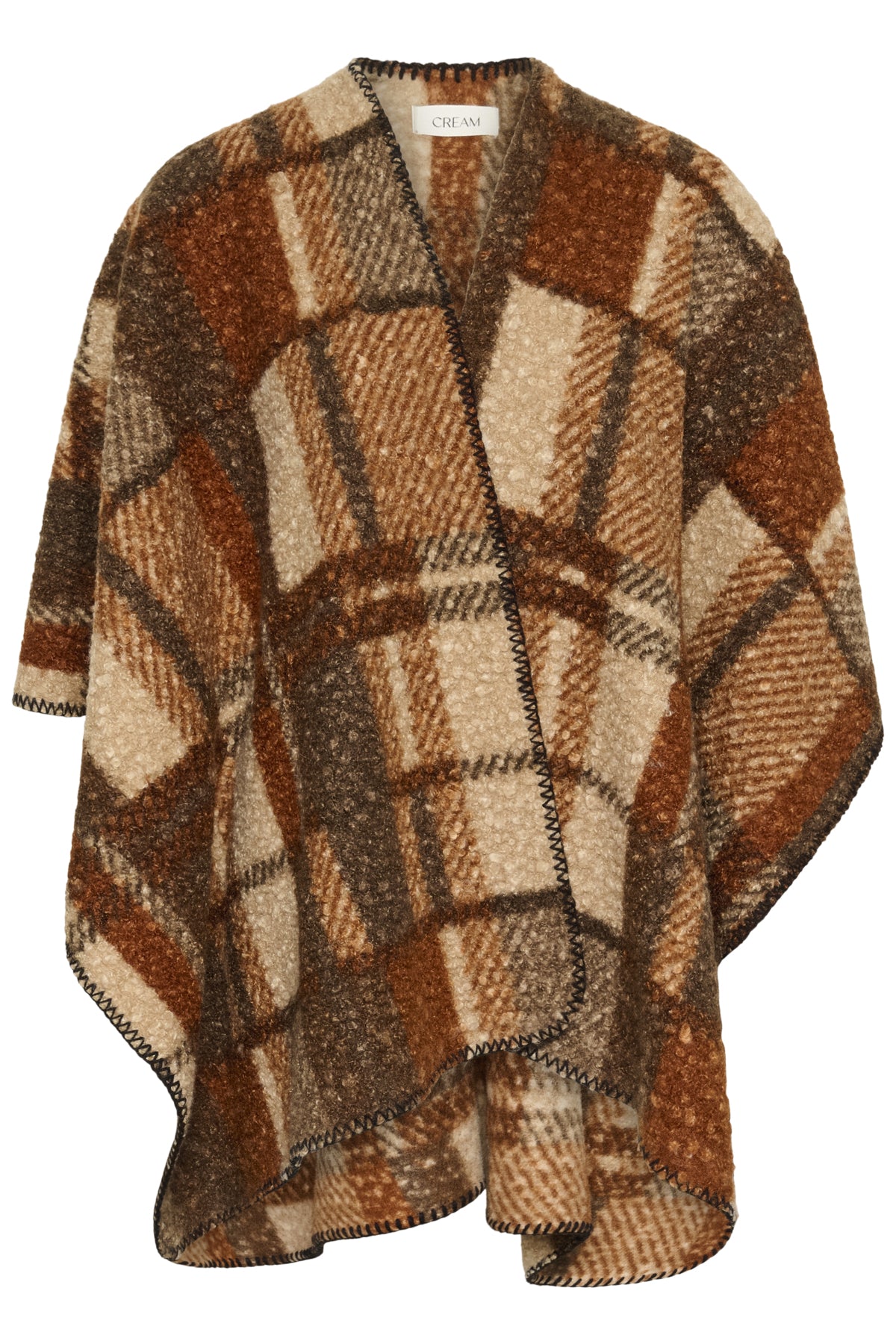 Cream Blye Teddy Cape