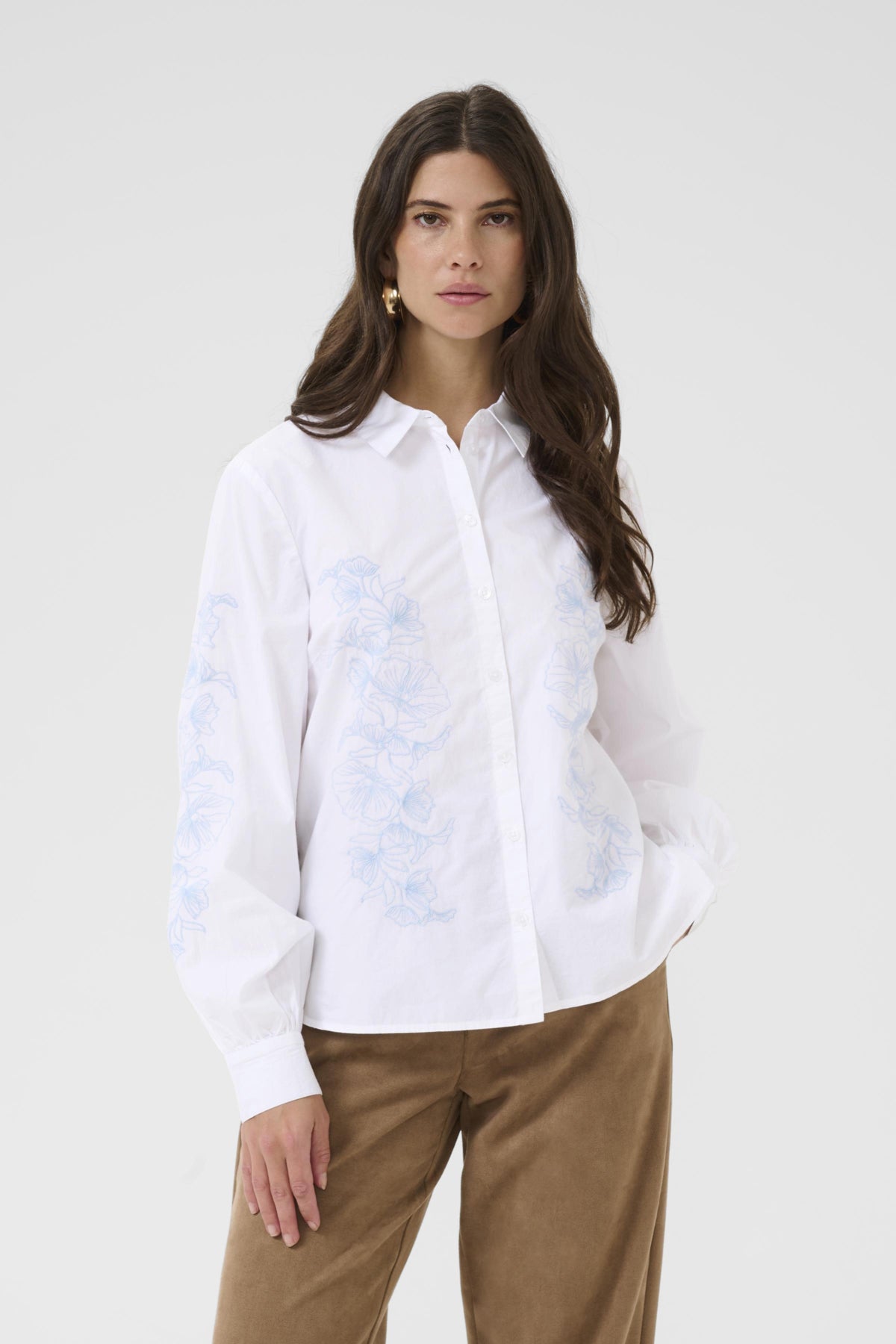 Cream Jolene Shirt - Snow White