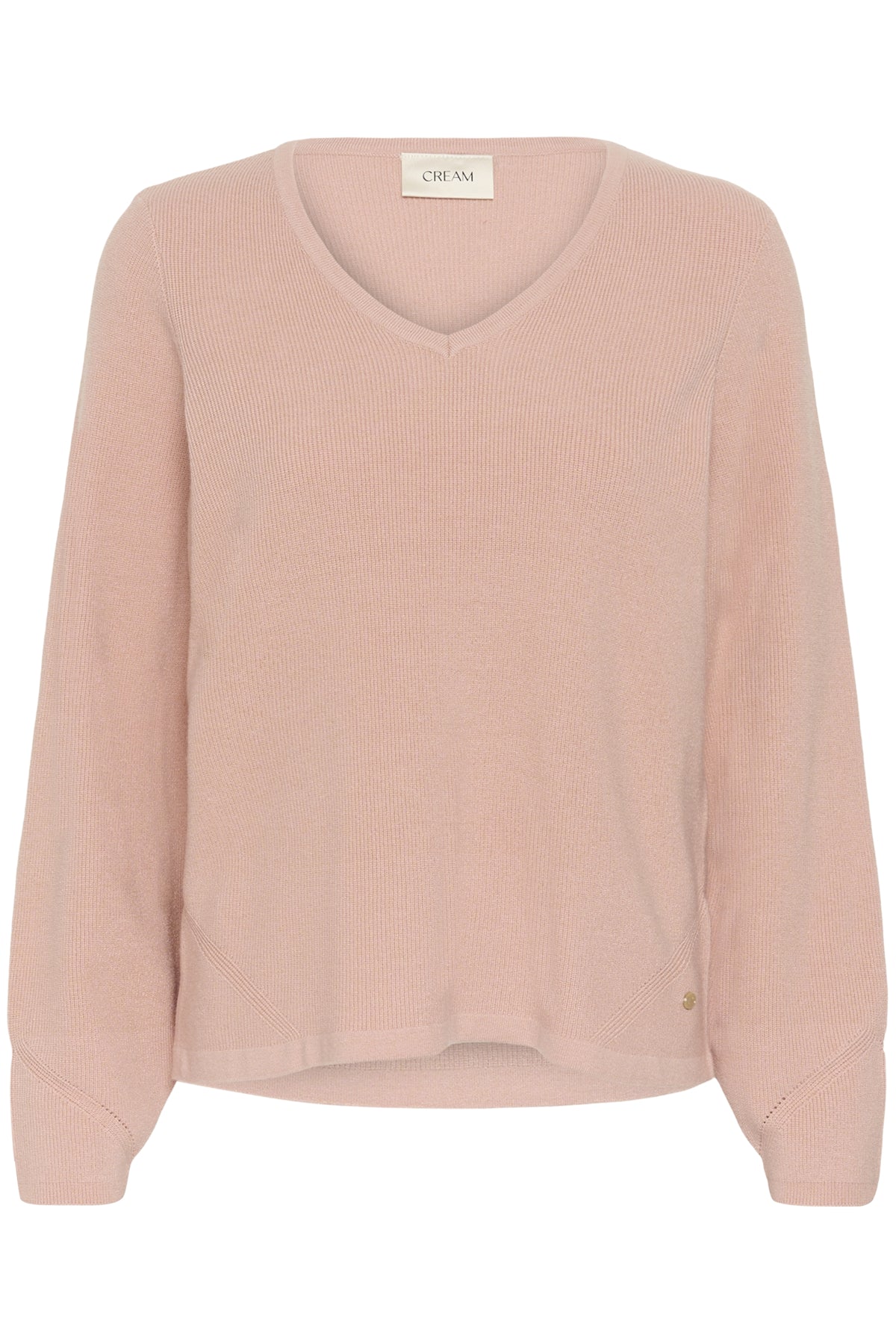 Cream Dela Knit Blouse - Cafe Cream