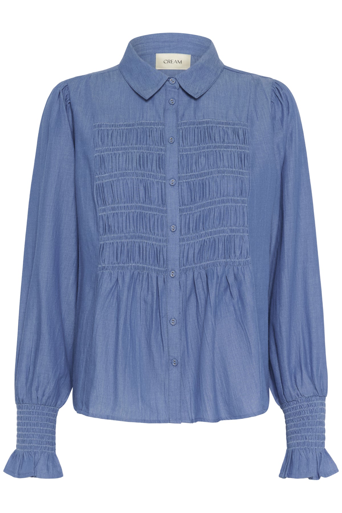 Cream Kami Shirt - Providence Blue
