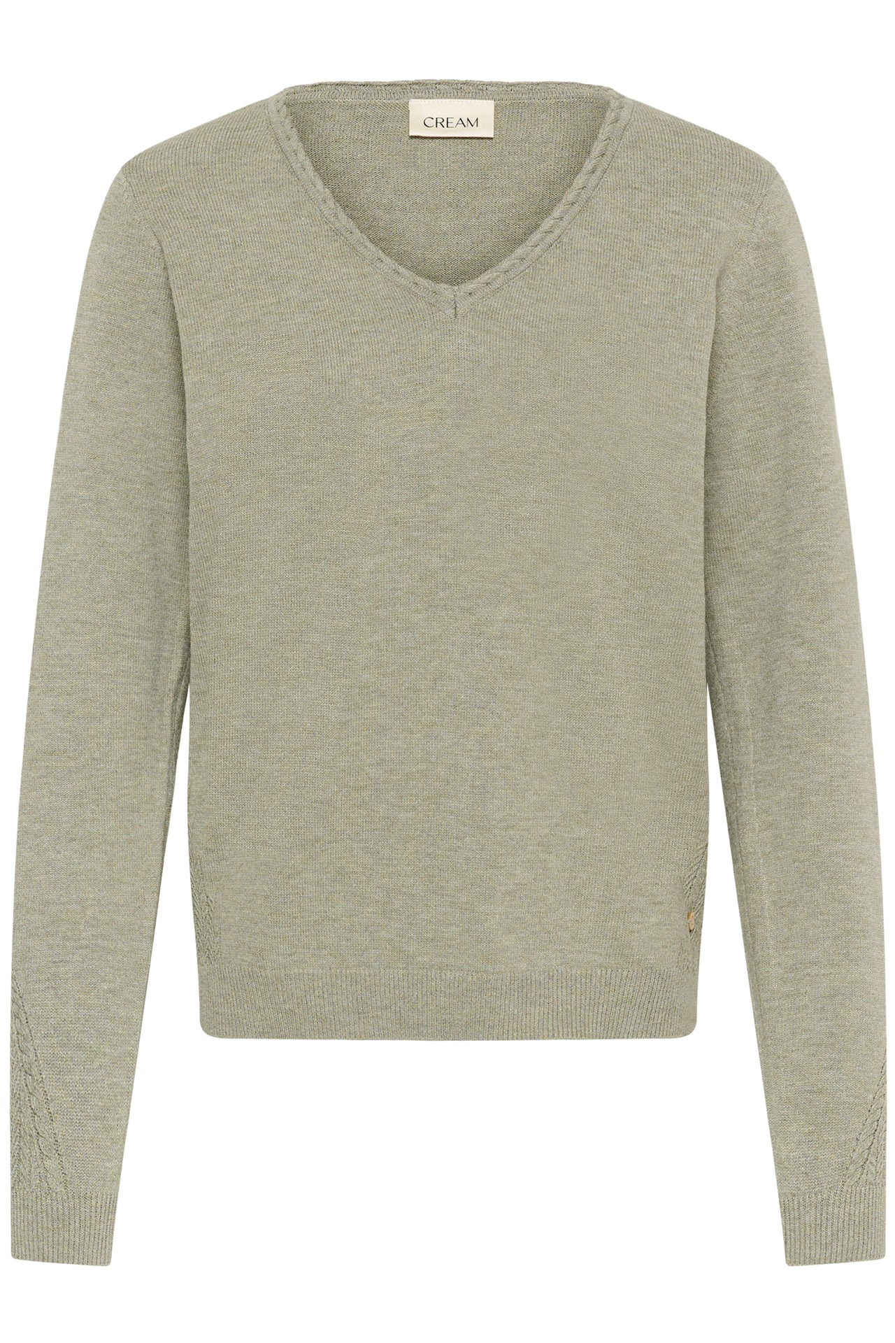 Cream DELA Jumper - Mulled Basil Melange
