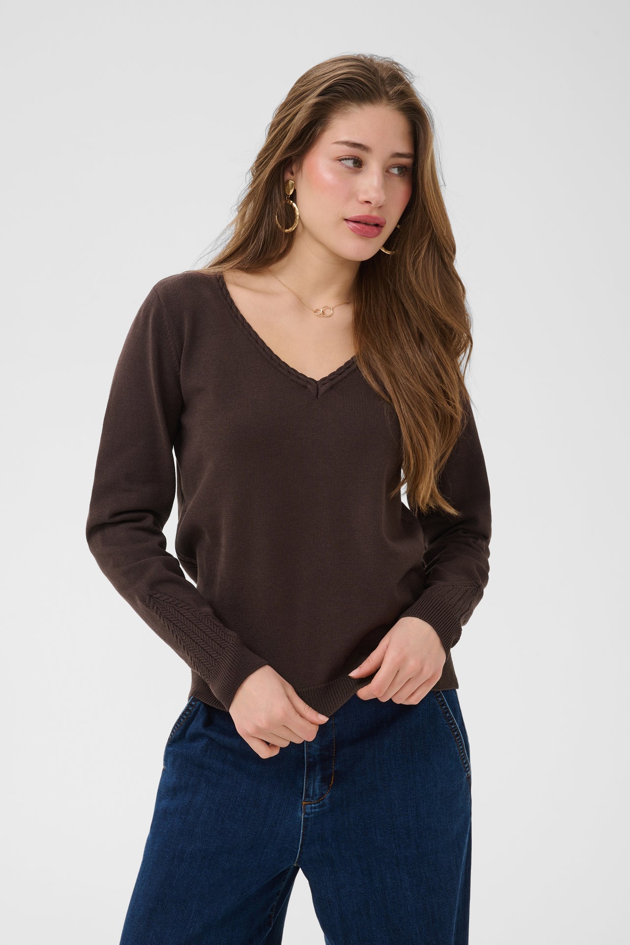 Cream DELA Jumper -  Java