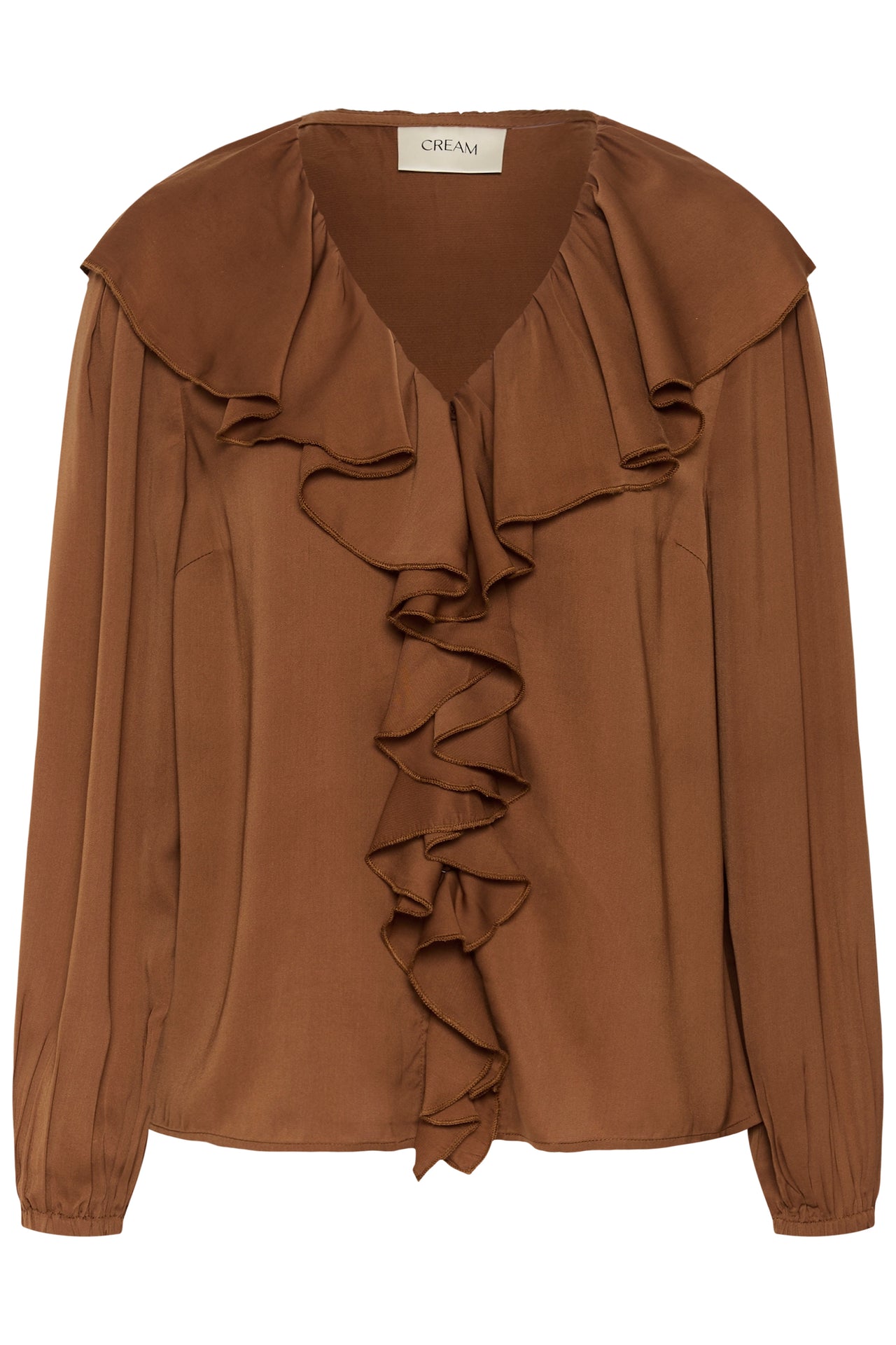 Cream BELIV Blouse - Friar Brown