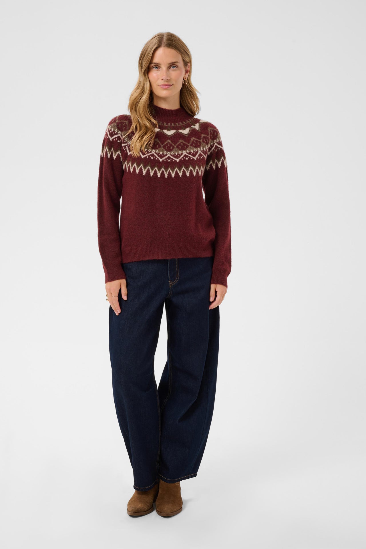Cream CHERRIE Jumper - Cabernet Island