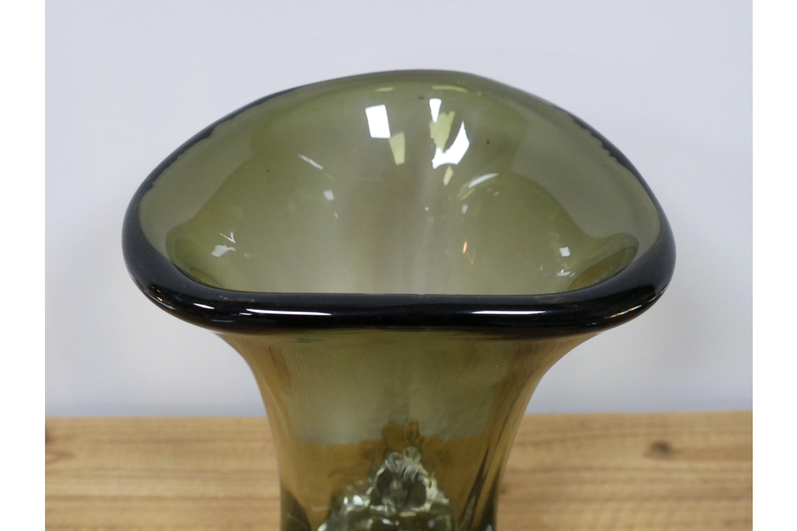 Dutch Imports Green Glass Vase