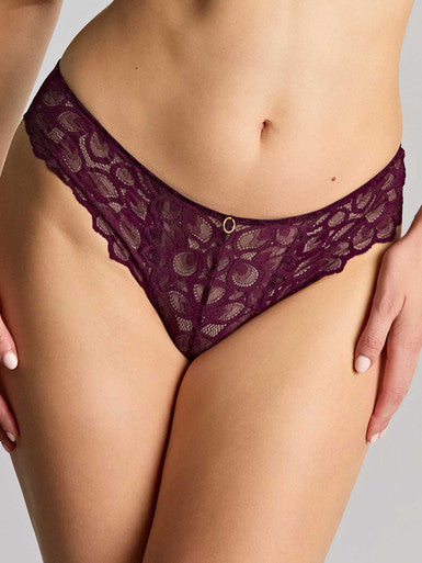 Panache Allure Brazilian Briefs - Plum
