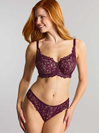 Panache Allure Brazilian Briefs - Plum