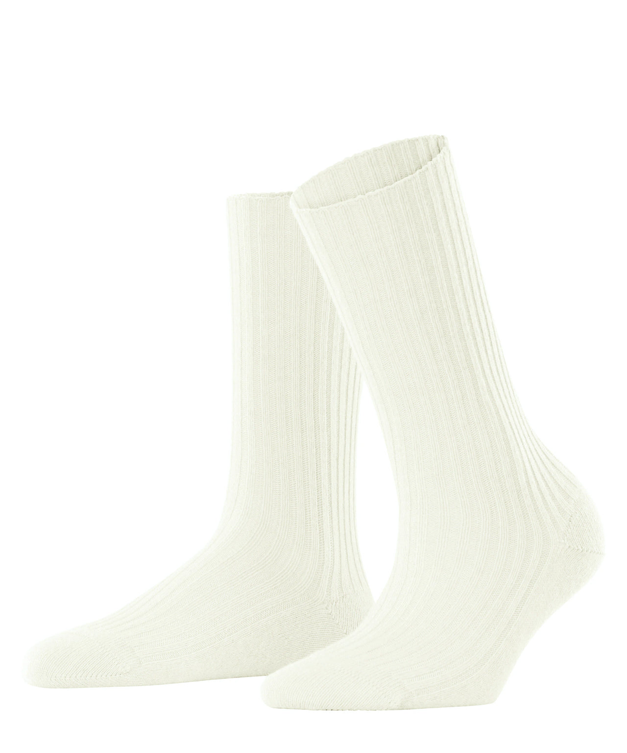 FALKE Cosy Wool Boot Women Socks - Off White