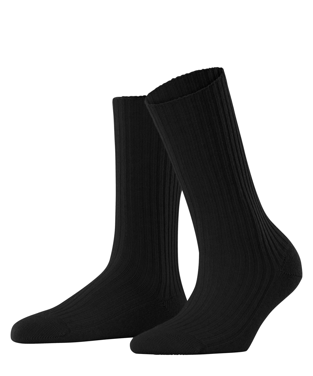 FALKE Cosy Wool Boot Women Socks - Black
